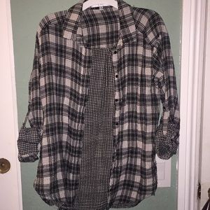 Ovi plaid/ checkered flannel